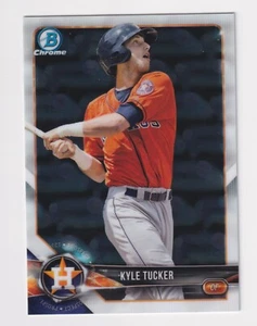 2018 Bowman Chrome Prospects #BCP55 KYLE TUCKER RC Rookie Astros Chicago Cubs - Picture 1 of 2