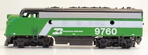 ATHEARN HO F7A dummy locomotive BN 9760 blue box 3011 RTR NEW - Picture 1 of 8