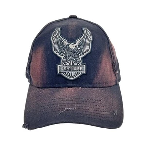 Cappello berretto Harley-Davidson New Era 39Thirty Distressed aderente taglia SMALL-Medium - Foto 1 di 17