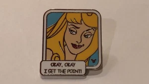 Disney Trading Pins-2007 DLR H.M. Schlüsselband-Prinzessin Zitat-Aurora - Bild 1 von 1
