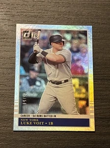 2019 Donruss #244 Luke Voit New York Yankees Season Stat Line /54 - Picture 1 of 2