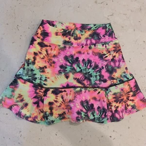 Dona Jo Sport Skorts Shorts Sz 1 Multicolor Pink Green Black Skort - Picture 1 of 7
