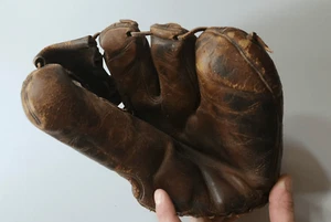 Vintage Handschuh 3 Finger Spalding EZ Flex Triple Play Spalding Marke - Bild 1 von 11