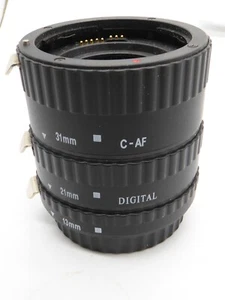 Auto Extension Tubes Canon EOS Cameras - 13mm, 21mm, 31mm Lens DIGITAL - Picture 1 of 2