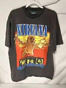Vintage Nirvana T-shirt Adult Xl Nevermind Music Band Graphic 90s Boot - Picture 1 of 8