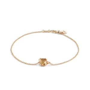 Bracciale BLISS in oro giallo e quarzo citrino - Imagen 1 de 1