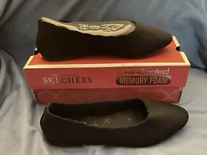 Skechers Womens Bewitched Black Ballet Flats Size 8.5 (1982820) - Picture 1 of 4