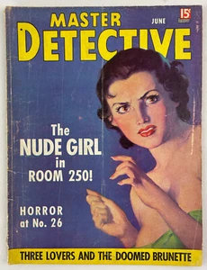 Master Detective Magazine, June 1937, Vintage True Crime Stories, Pulp - Imagen 1 de 5