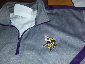 Neu Herren Fanatics Nfl Football Minnesota Vikings Sweatshirt mit Reißverschluss 2xlt - Bild 1 von 3
