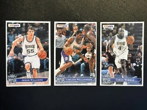 SACRAMNTO KINGS 1999 PLAYER MAGNET SET 2x3 CHRIS WEBBER JASON WILLIAMS CORLISS W - Picture 1 of 5