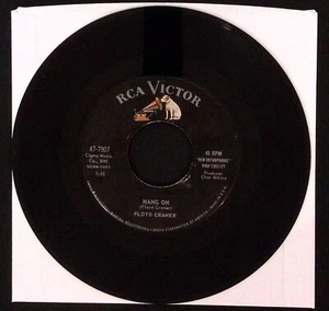 FLOYD CRAMER HANG ON/YOUR LAST GOODBYE RCA VICTOR RECORDS VINYL 45 VG 35-71 - Picture 1 of 3