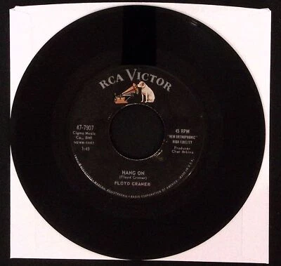 FLOYD CRAMER HANG ON/YOUR LAST GOODBYE RCA VICTOR RECORDS VINYL 45 VG 35-71 - Image 1 of 3