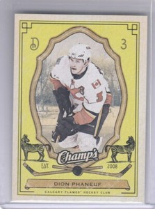 2009-10 Upper Deck Champ's Yellow Animal Icon  Dion Phaneuf                10066