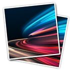 2x Vinyl Stickers Motion Blur Light Speed Photography Art #51497