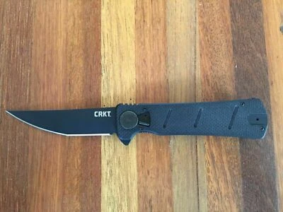 CRKT Goken Folding Knife w/Locking Liner EDP Coating Finish, Plain Edge 2920 - Image 1 of 3
