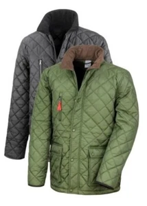 Result Urban Cheltenham Oro Acolchado Forro Polar Chaqueta - Imagen 1 de 3