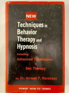 New Techniques In Behavior Therapy And Hypnosis Barabasz 1977 First Edition - Picture 1 of 9