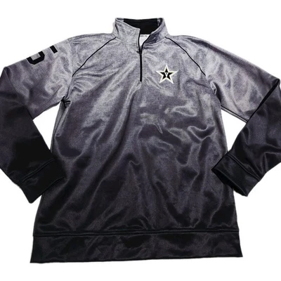 Chaqueta Pullover 1/4 Cremallera Emitida por el Equipo Vanderbilt Commodores Para Hombres Mediana M Pesada  Foto 1 de 4