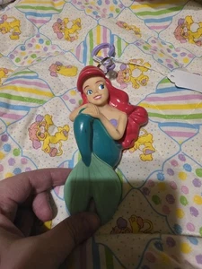 RARE Vintage Ariel The Little Mermaid Disney Coin Purse Keychain Clip - Picture 1 of 4