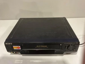 Sony VHS Player SLV-N50 VCR Hi-Fi Stereo - Powers On - FOR PARTS OR REPAIR - Picture 1 of 14
