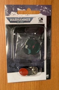 Dark Angels primaris space marine helmet pin badge/magnet warhammer 40k - Picture 1 of 1