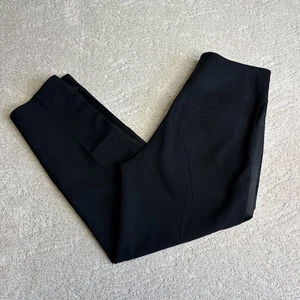 Athleta 6/P Damenhose schwarz endlos Satin Seitenstreifen Business Reisen - Bild 1 von 7