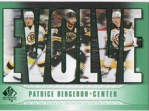 23-24 2023-24 SP Authentic Patrice Bergeron Green Evolve #E-6 Bruins 1:120 Packs - Bild 1 von 1