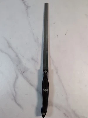 Cuchillo tallador Cutco 1724 KP clásico marrón mango remolino 9,5" EE. UU. Foto 1 de 4