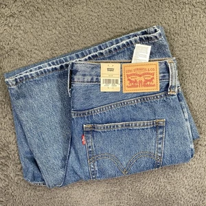 Levi's Jeans '94 Baggy Wide Leg Womens 31x31 (34x31) Medium Wash Denim - Picture 1 of 22