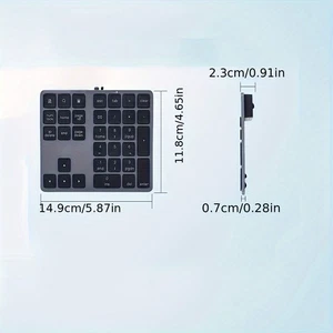 Office-Essential Accounting-Perfect Durable Silent-Key 34-Key USB Numeric Keypad - Picture 1 of 13
