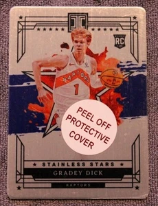 Gradey Dick 2023-24 Panini Impeccable Blue Stainless Stars /49 RC #8 SP Raptors - Picture 1 of 2