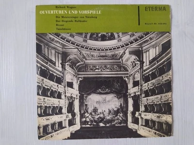Richard Wagner, Berliner Philharmoniker ‎– Ouvertüren Und Vorspiele (LP ETERNA) - Bild 1 von 3