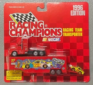 1996 1/87 RACING CHAMPIONS #29 STEVE GRISSOM “CARTOON NETWORK” TEAM TRANSPORTER - Picture 1 of 10
