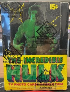 1979 Topps The Incredible Hulk TV Show Unopened Wax Box 36 packs Sealed BBCE - Picture 1 of 2