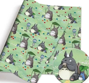 Studio Ghibli Totoro Anime Figur PolyBaumwollstoff halber Yard (18” x 55”) - Bild 1 von 2