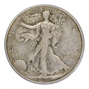 1919-S Walking Liberty Half Dollar PCGS XF-40 CAC - Picture 1 of 4