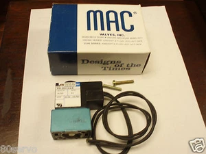 MAC VALVE PNUMATIC SOLENOID MODEL# PID-501CAAA 24VDC 30-150 PSI NEW - Picture 1 of 5