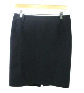 J. Mclaughlin Black A- Line Skirt Size 8 Lined 20" - Picture 1 of 5