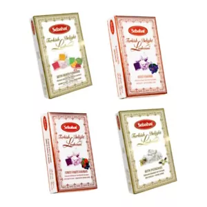 Mixed Flavours Vegan Turkish Delight Loukoum Sebahat Gift Box (Pack of 2 Boxes) - Picture 1 of 6