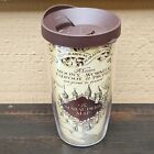 Tervis Tumbler 16 oz HARRY POTTER Marauders Map Insulated Cup  Made in USA Brown