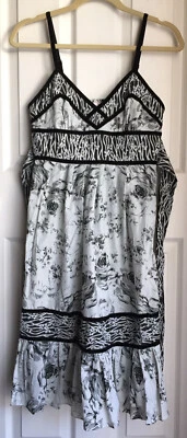 Nolita Floral Print Empire Waist Sundress Size Small - image 1 of 4