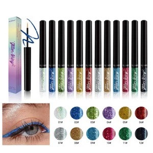 12Colors Magnificent Metals Eyeshadow Glitter Glow Liquid metallic Eye Shadow ~ - Picture 1 of 32