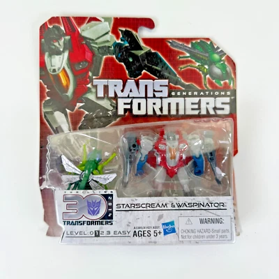 Starscream & Waspinator Transformers Generations 30th Legends Series 2 #003 NEW - Image 1 of 4