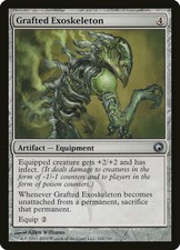1X Grafted Exoskeleton Scars of Mirrodin NM/EX MTG CARD