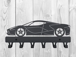Ganchos organizador de metal con llave de montaje en pared LaFerrari F70/F150 estante de recuerdo para amantes de autos - Imagen 1 de 5