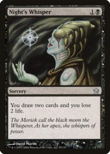 1x Night's Whisper - LP - Ver foto para set - SPARROW MAGIC mtg - Imagen 1 de 1