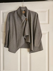 Harper Canyon Girl's Gray Wrap Cardigan Sweater Top size Large 10-12 - Picture 1 of 2