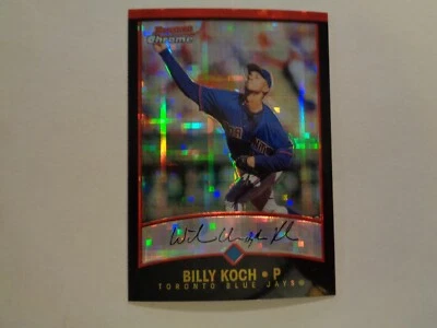 2001 Bowman Chrome Xfractor Billy Koch Card #89 - Image 1 of 2