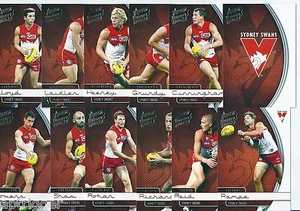 2015 Select Honours 2 SYDNEY SWANS Team Set - Picture 1 of 1