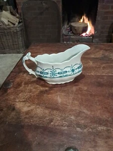 J.H.W and Sons Hanley England Semi Porcelain Gravy Boat - Picture 1 of 10